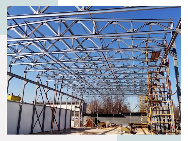 Строительство цехов в Курчатов от 611 руб. под ключ