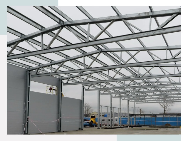 Строительство складов в Курчатов от 611 руб. за м²