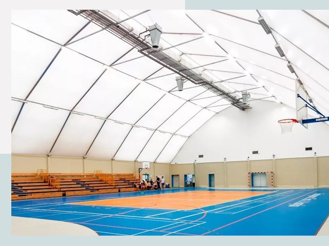 Строительство спортивных залов в Курчатове