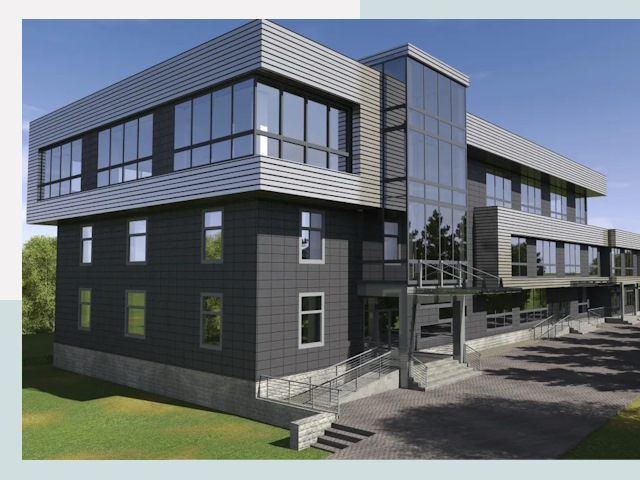 Административные здания в Курчатове