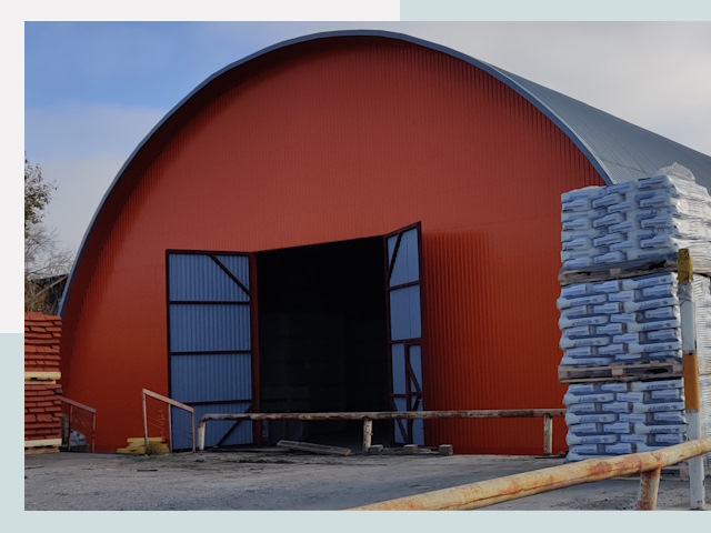 Полукруглые ангары по цене от 611 руб. в Курчатов