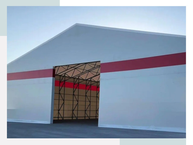 Быстровозводимые ангары в Курчатове