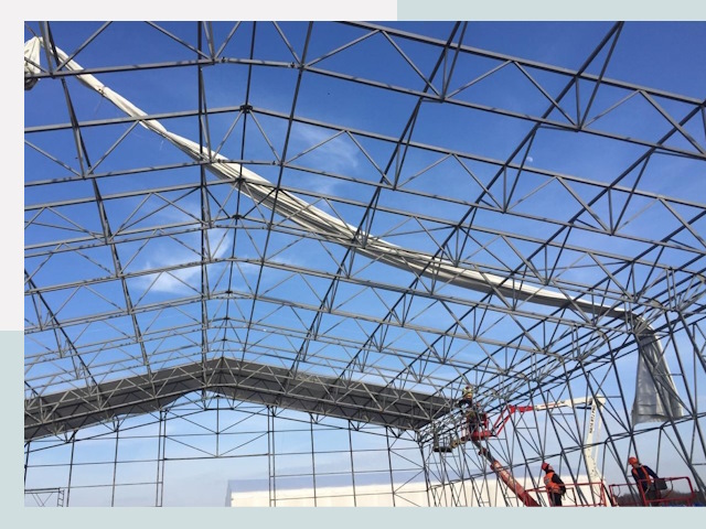 Шатровые ангары от 611 руб. в Курчатове и Курской области