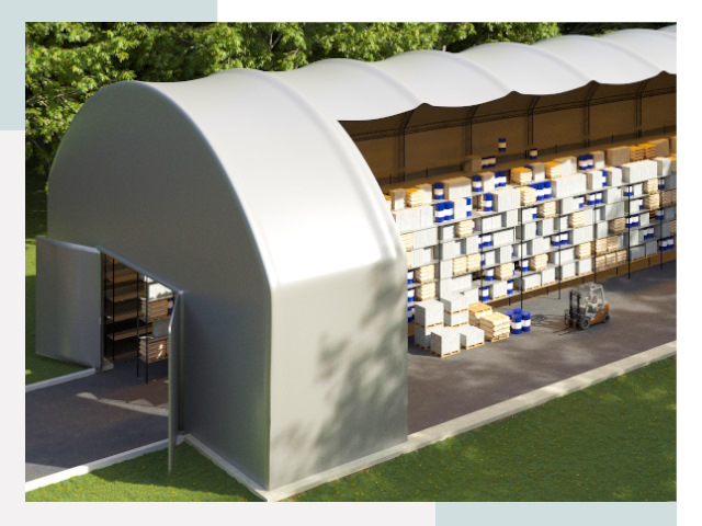 Тентовые ангары в Курчатове