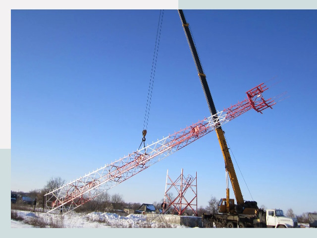 Строительство башен связи в Курчатове от 611 руб.