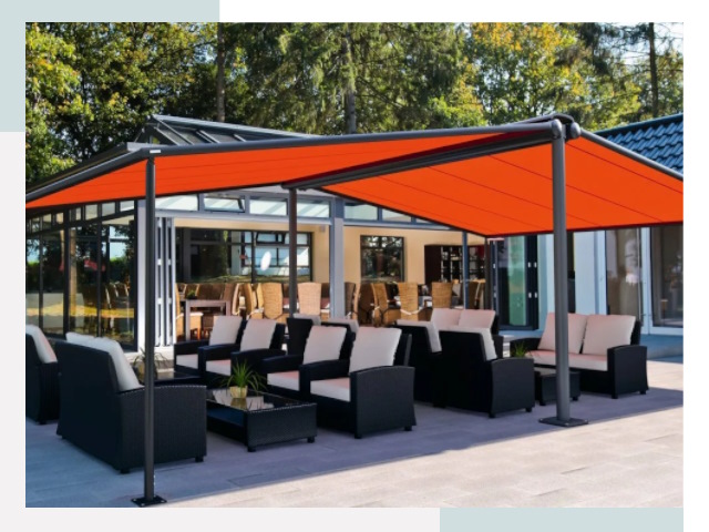 Навесы для кафе и ресторанов в Курчатове