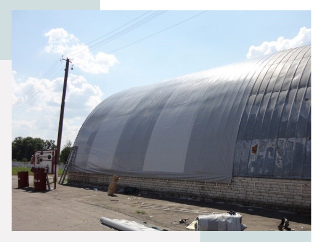 Ремонт ангаров в Курчатове