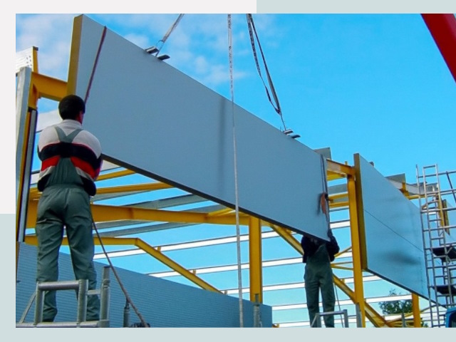 Монтаж сэндвич-панелей в Курчатове от 611 руб.