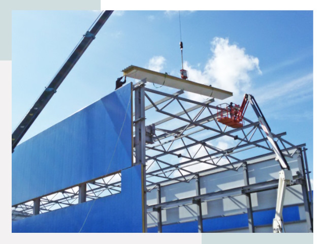 Монтаж сэндвич-панелей в Курчатове