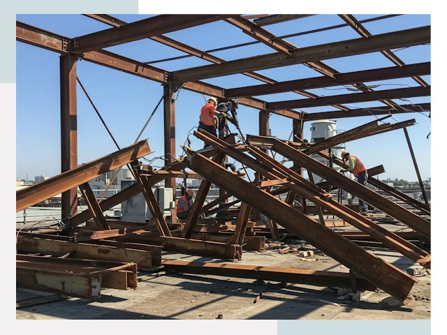 Демонтаж металлоконструкций в Курчатове от 611 руб.