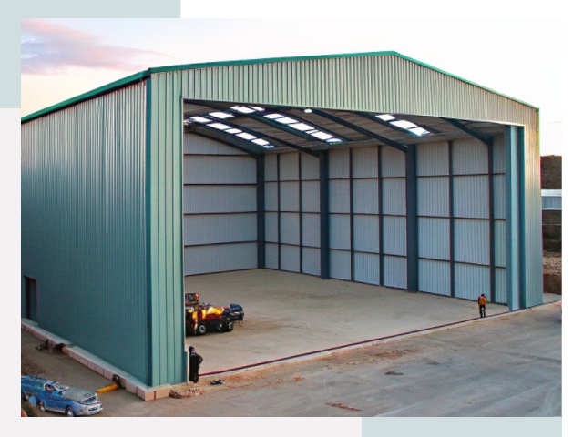 Строительство ангаров в Курчатове